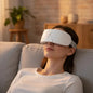 Masajeador Ocular Inteligente Con Compresión Y Calor Para Aliviar La Fatiga Y Ojeras Figoimport Blanco