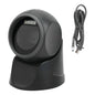 Lector De Códigos De Barras Fijo Figostore 1d Y 2d Usb, Láser Con Soporte Negro