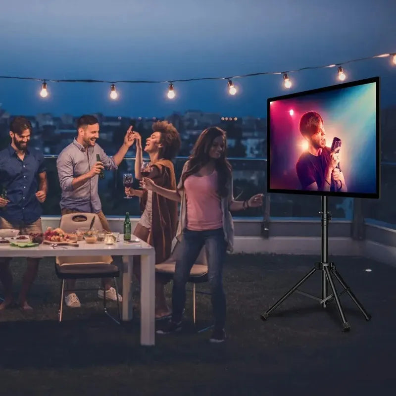Tripode Portatil Soporte Para Tv Hasta 65 Pulgadas  Negro