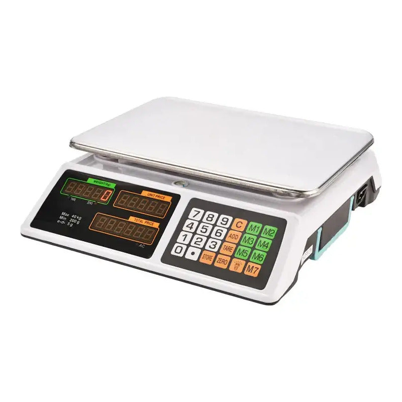 Báscula Comercial Digital Adkar 40kg 40kg 220v Gris/negro Gris/negro