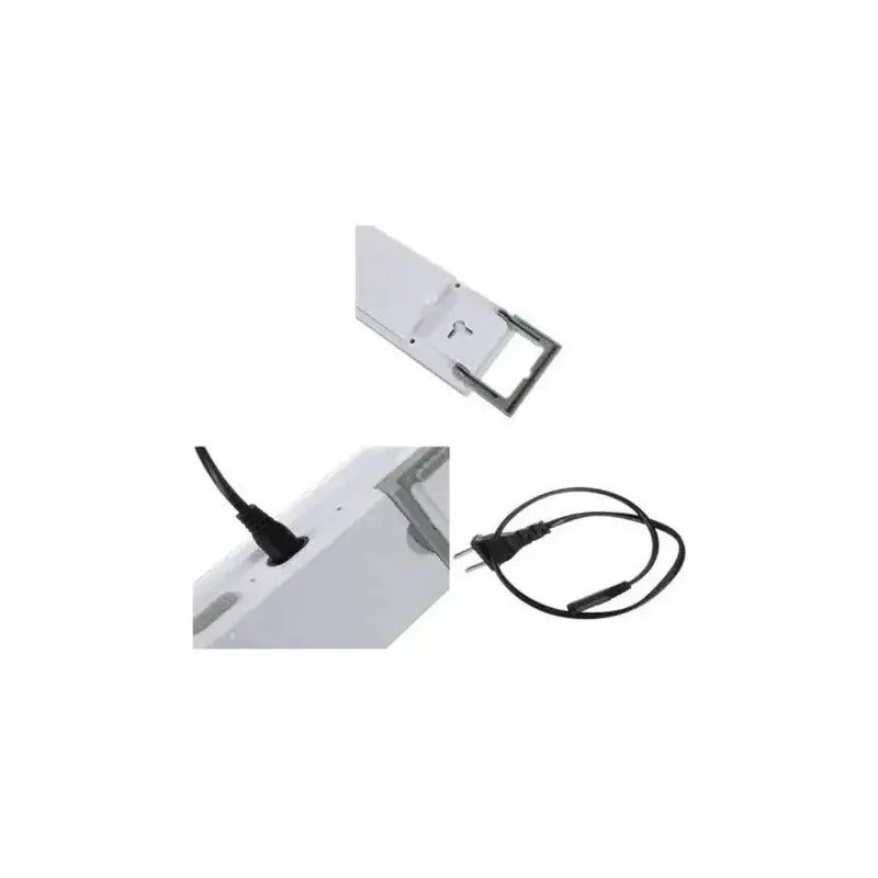 Lámpara Luz Led De Emergencia Recargable 20 Hrs Blanco