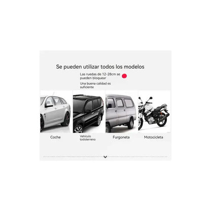 Tranca Volante Antirrobo + Traba Rueda Pack Auto Seguridad