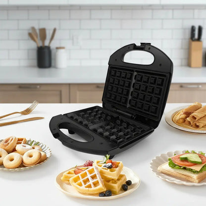 Waflera Reposteria Maquina De Waffles Maker Negro
