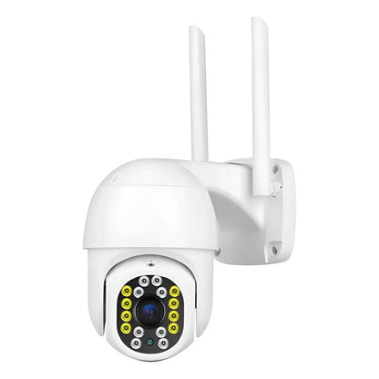 Cámara De Seguridad Domo Wi-fi Exterior/interior 360° Con Visión Nocturna Y Audio Bidireccional Full Hd Blanco