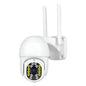 Cámara De Seguridad Domo Wi-fi Exterior/interior 360° Con Visión Nocturna Y Audio Bidireccional Full Hd Blanco