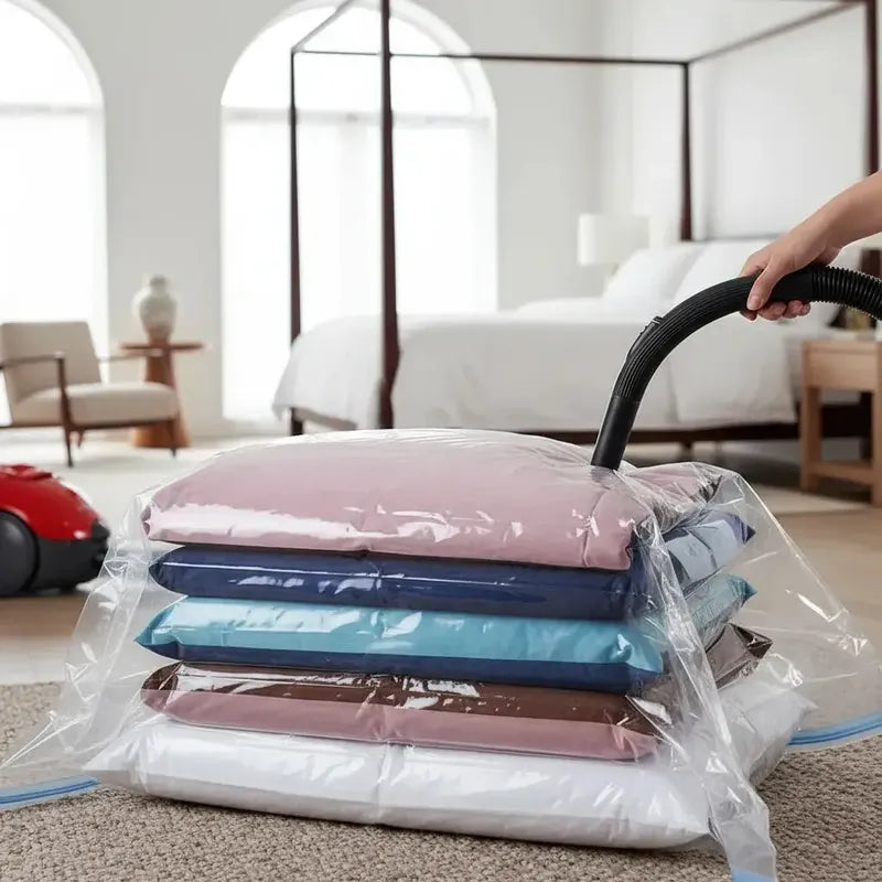 Bolsas Al Vacío Ahorra Espacio 70x110 De Almacenamiento De Viaje Para Ropa Bolsas De Compresión Para Viajes, Bolsas De Ahorro De Espacio Para Equipaje Accesorios De Crucero Imprescindibles Figoimport