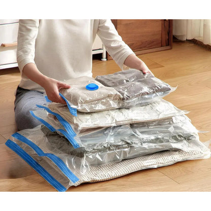 Bolsas Al Vacío Figostore 60x80cm Reutilizables Pack X6 Ropa Mantas