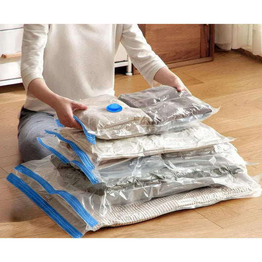 Bolsas Al Vacío Figostore 60x80cm Reutilizables Pack X6 Ropa Mantas
