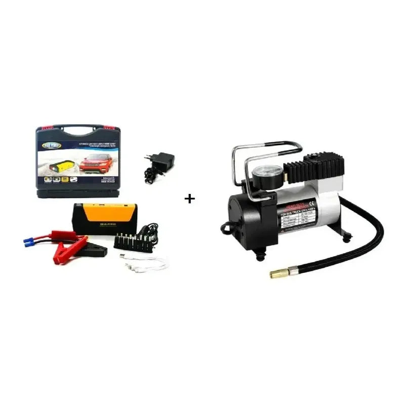 Partidor Auto Celular Tablet Usb 12v + Compresor De Aire