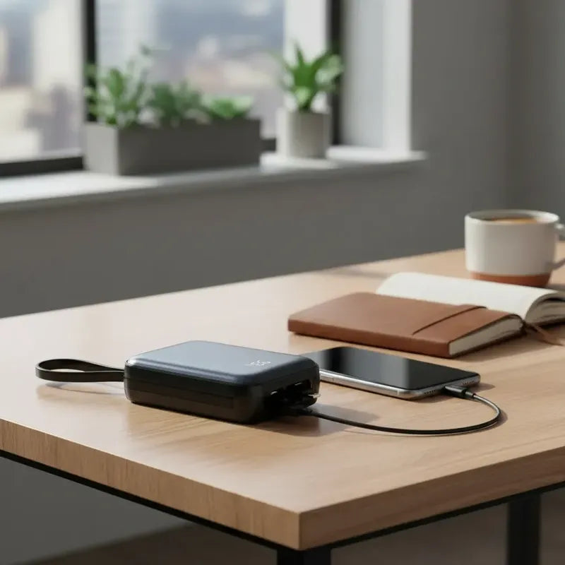 Powerbank Vidvie 20000mah 45w Carga Rapida Carga Inteligente Negro