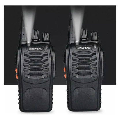 Walkie Talkie Baofeng 888-s Kit 2 Radios 16 Canales Negro