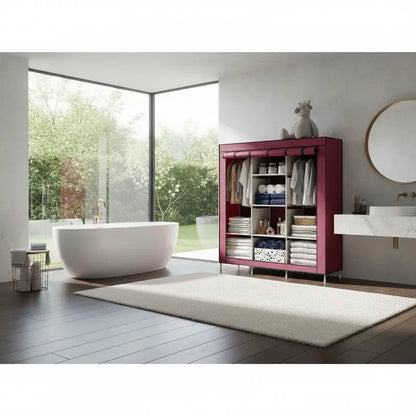 Practico Armario Closet Ropero Armable Grande Organizador