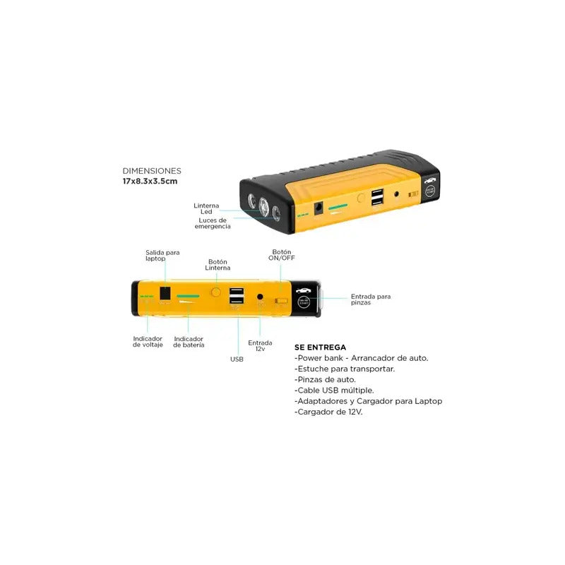 Partidor Auto Batería Celular Tablet Usb 12v