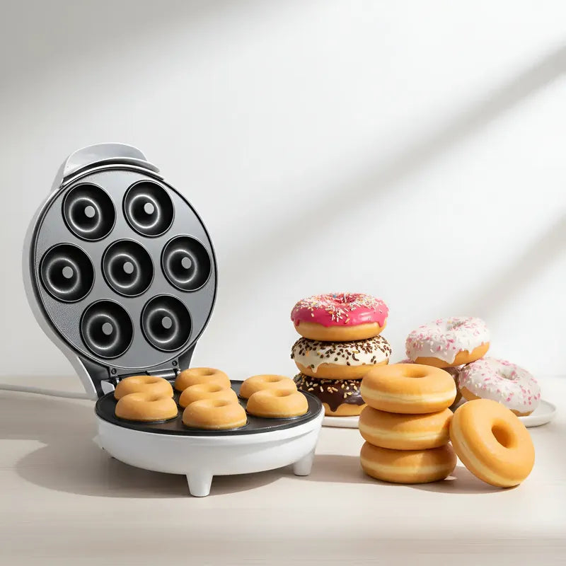 Máquina De Mini Donas Donuts Antiadherente Negro