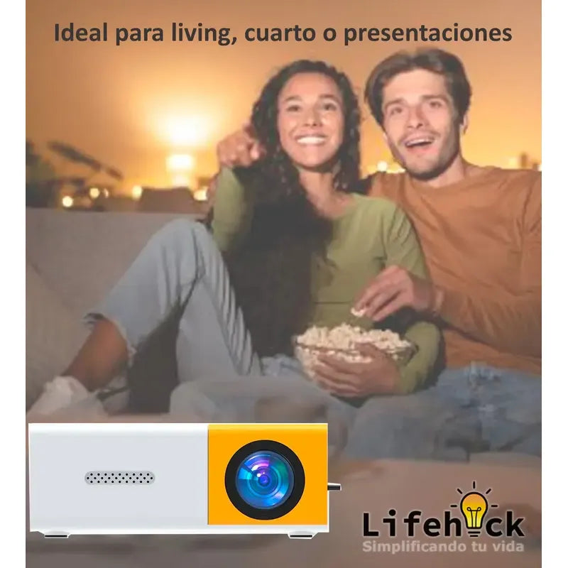 Proyector Mini Betensh Yg300 300lm Blanco+amarillo - 221052