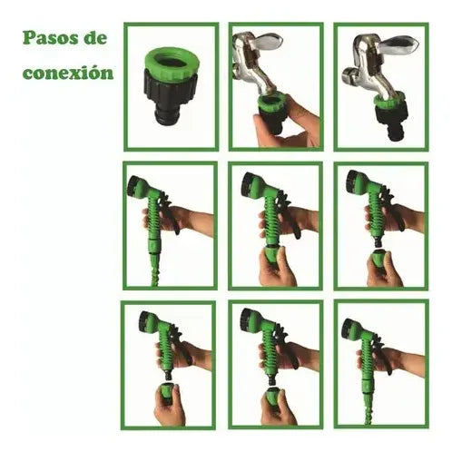 Manguera Retractil Expandible 15 Mts