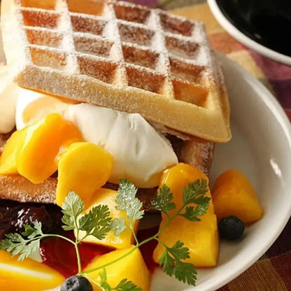 Maquina Wafflera Para Waffles Desayuno Cocina Negro