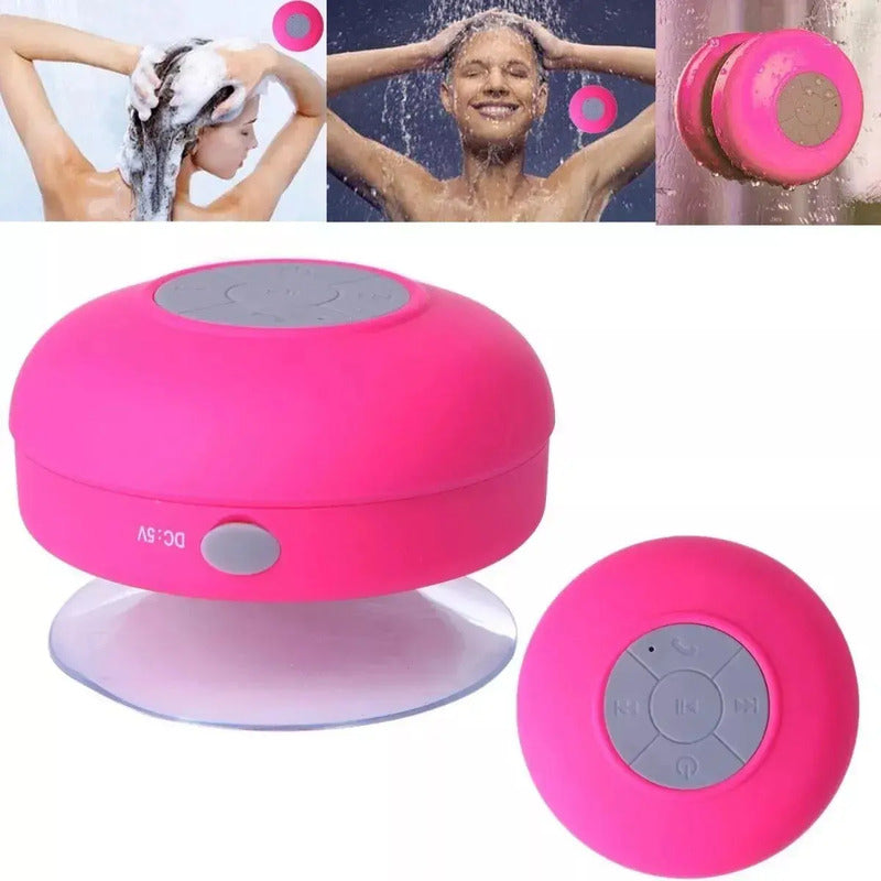 Parlante Manos Libre Pack X2 Para Ducha Impermeable Colores