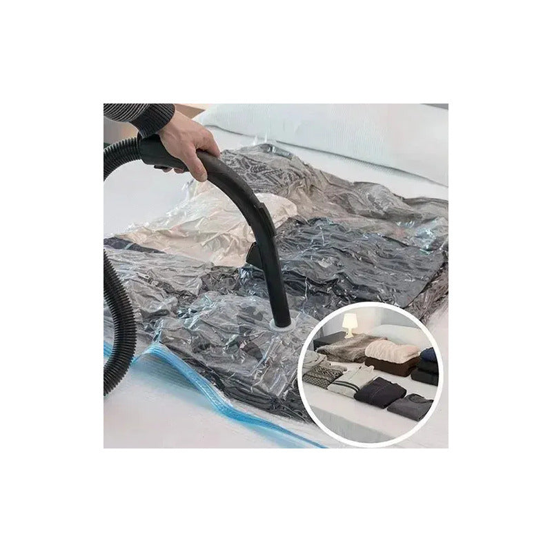 Bolsas Al Vacio Comprimir Ropa Ahorra Espacio 68x98 Pack 12