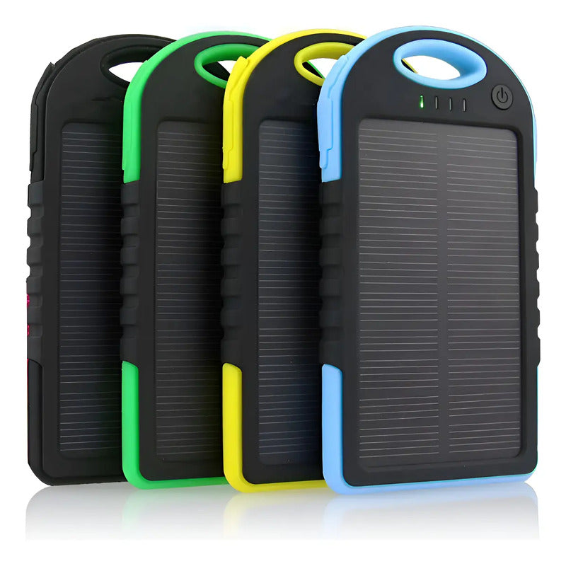 Cargador Solar Genérico Para Móviles Portátil Usb Variado