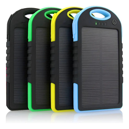 Cargador Solar Genérico Para Móviles Portátil Usb Variado