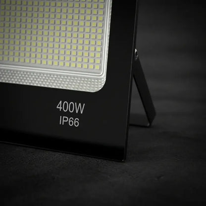 Foco Reflector Proyector Led 400 Watts Resistente Al Agua Negro