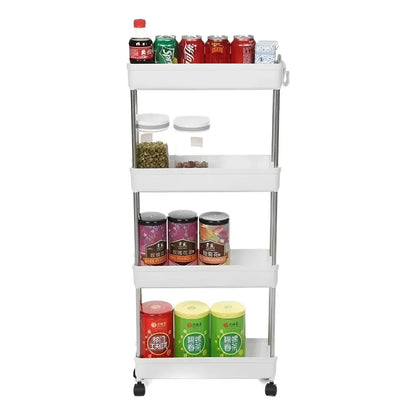 Organizador Baño Carro Cocina Organizador Cocina 4 Niveles Blanco