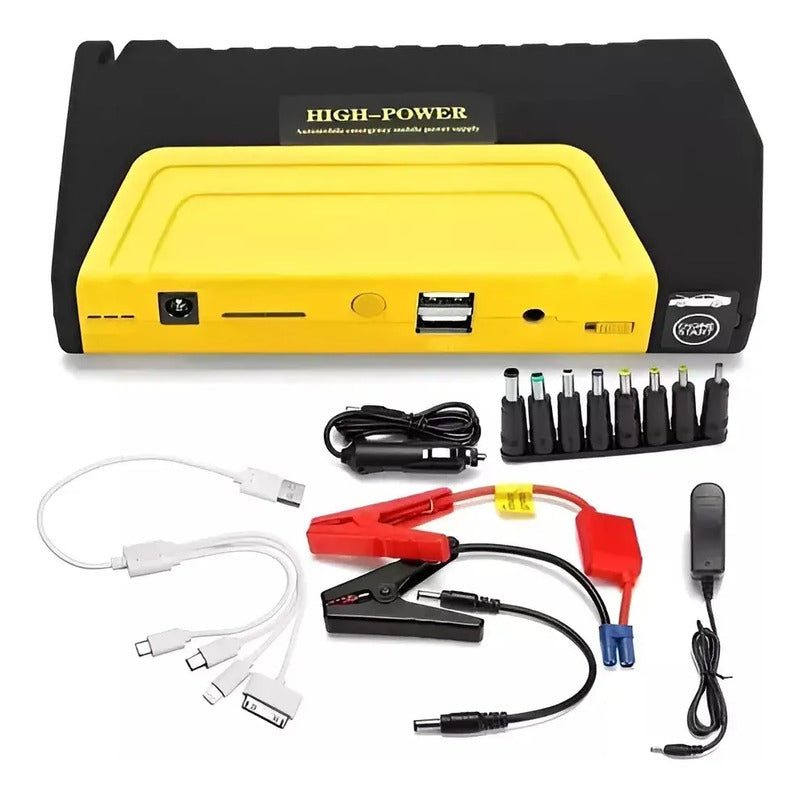 Partidor Auto Celular Tablet Usb 12v + Compresor De Aire