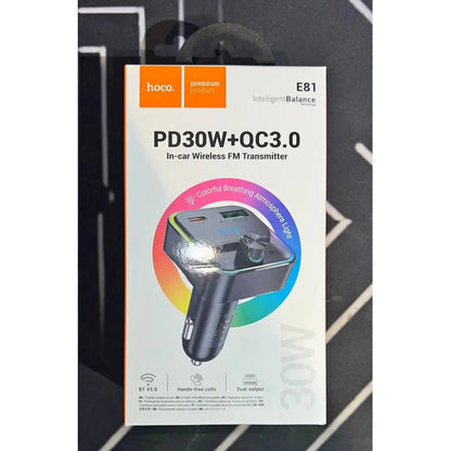 Transmisor Fm Bluetooth Cargador Auto Generic Pd-qc30