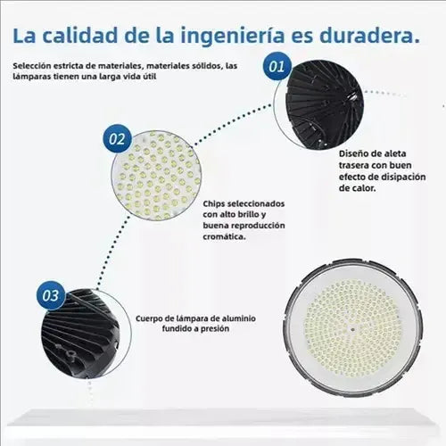 Lámpara Led Ufo 100w Industrial Figoimport Modelo Figo47647