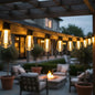 Guirnalda Con Panel Solar Con 10 Ampolletas Led Ip54