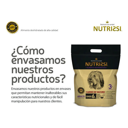 Alimento Seco Nutrissi Premium De Carne Para Perro Adulto Grande 3 Kg
