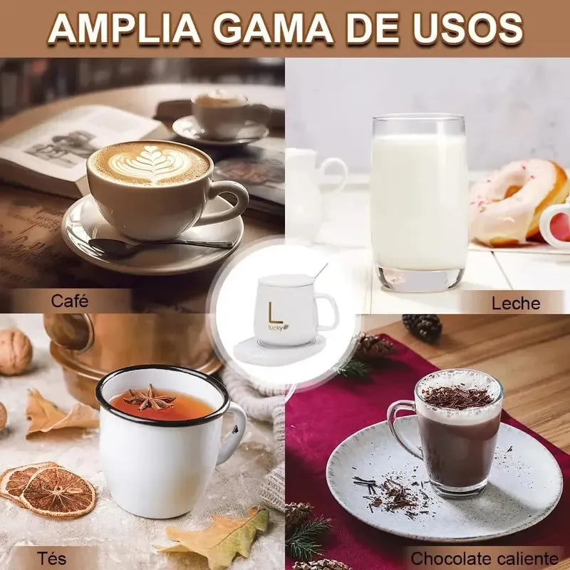 Taza De Cafe Con Calentador Inteligente Electrico Portatil Surtido Lucky