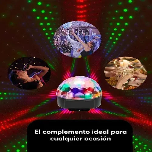 Fiesta Magic Disco Ritmitca Giratoria Efecto Pack X4