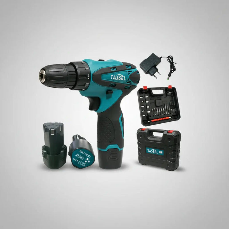 Taladro Destornillador Inalámbrico 98v Con Maletín Azul