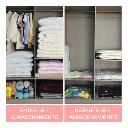 Bolsas Al Vacio Comprimir Ropa Pack 12 Unidades 60 X 80
