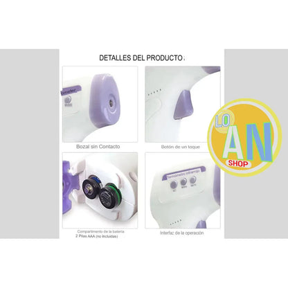 Termometro Infrarrojo Digital Sin Contacto Bebe Adulto
