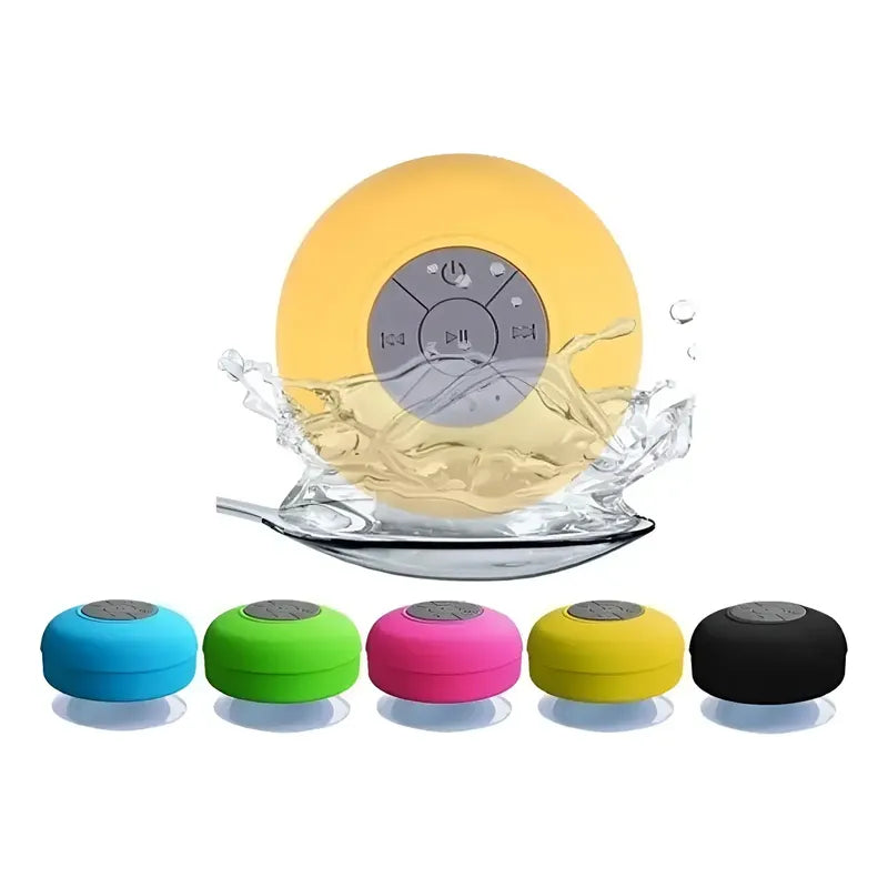 Parlante Manos Libre Pack X2 Para Ducha Impermeable Colores