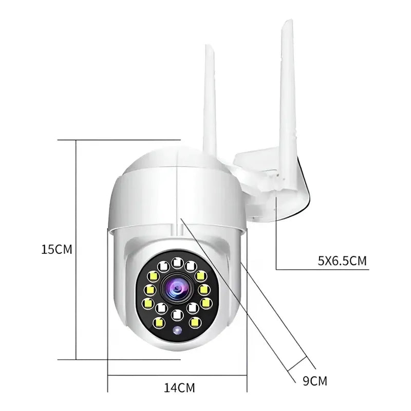Cámara Ip Infrarrojo Impermeable Wifi Hd Yi Iot Blanco