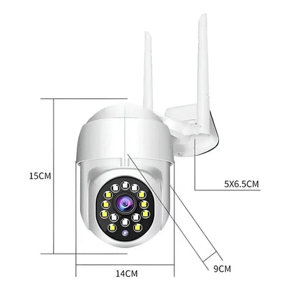 Cámara Ip Infrarrojo Impermeable Wifi Hd Yi Iot Blanco
