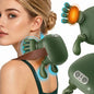 Masajeador Cervical Electrico Termico Cuello Espalda Hombro Verde Oscuro