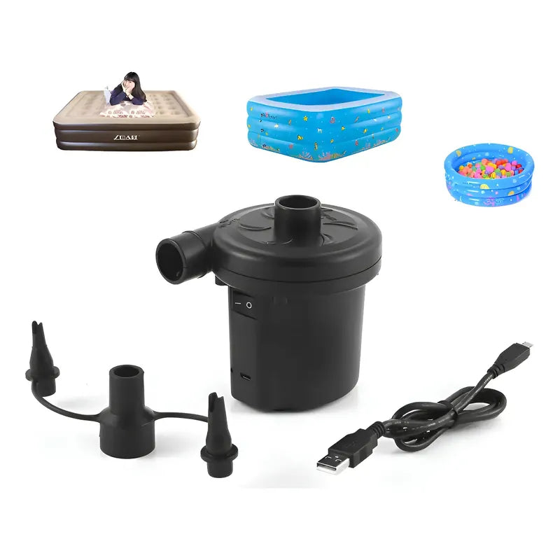 Bomba Inflador Para Colchon Piscina Inflable Aire Eléctrico