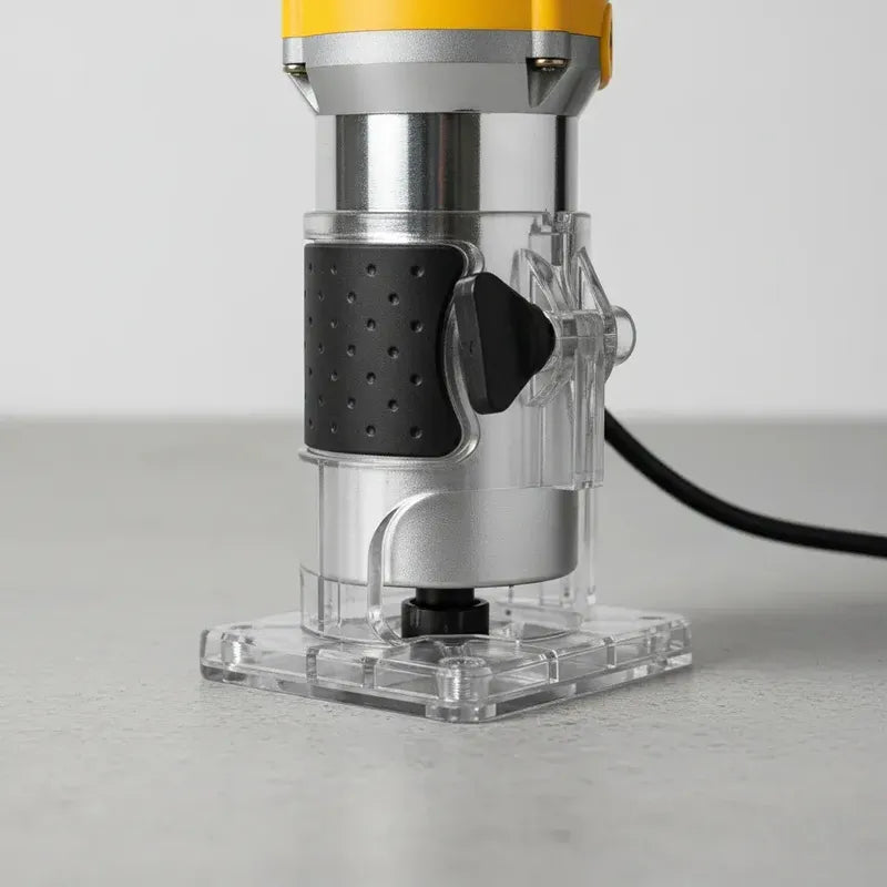 Fresadora Router Tupi Para Madera De 500w Con Velocidad Variable Y Extractor De Polvo
