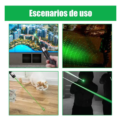 Puntero Laser Verde Astronómico Batería 10.000 Mw + Llave