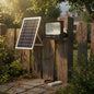 Foco Led Solar 100w Luminaria + Control Remoto Y Panel