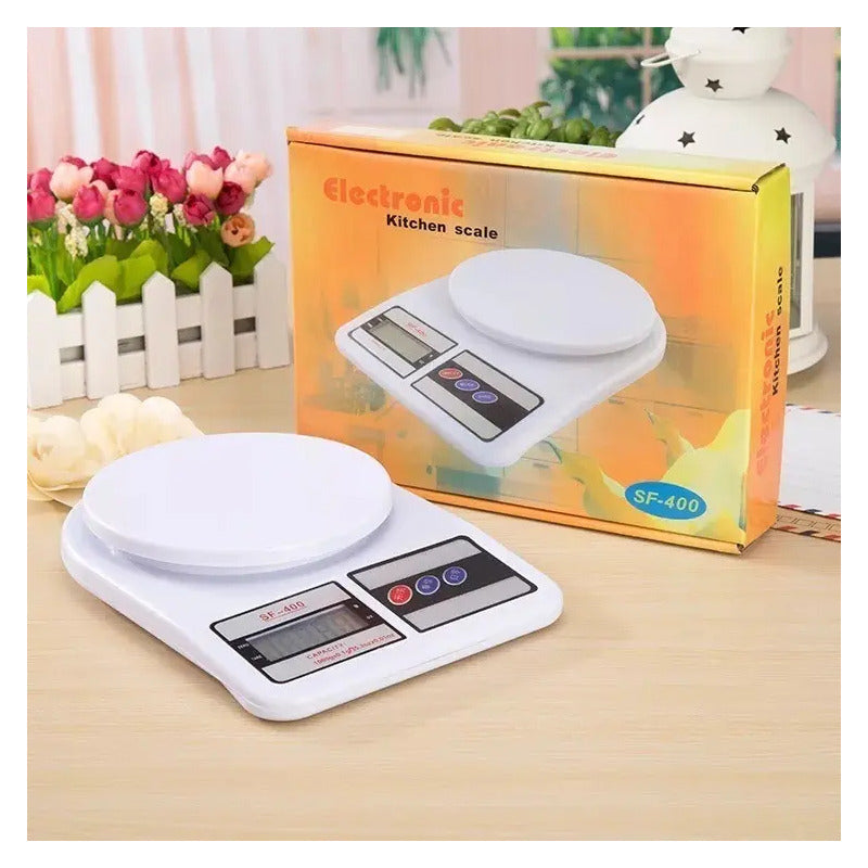 Balanza De Cocina Digital Sq Cozinha Sf-400 Pesa Hasta 5kg Blanco 5 Kg