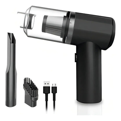 Aspiradora Inalámbrica Portátil Mo1812 2 En 1 Para Auto Y Hogar 120w Negro