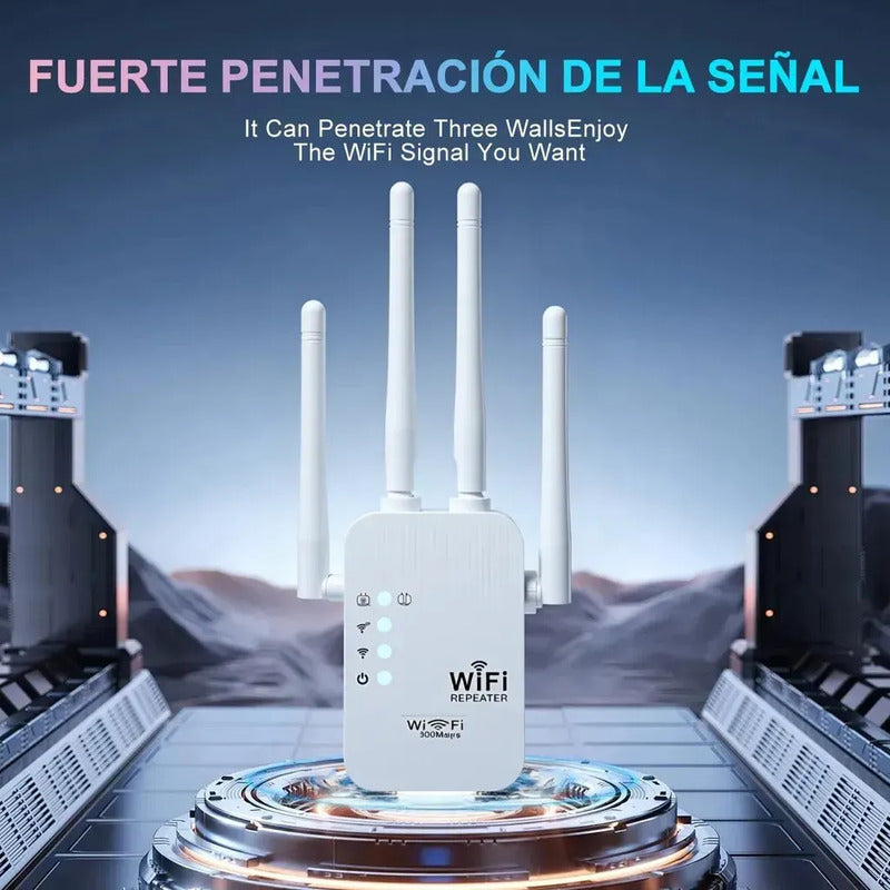 Repetidor Wifi Amplificador Señal 300mbps Pack X2