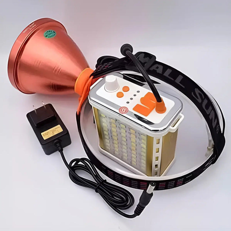 Foco Led Linte 1200w Largo Alcance Para Camping Y Caza Naranja
