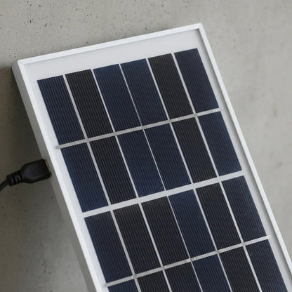 Ampolleta 5w Solar + Panel 7 Horas De Luz Blanco Frío